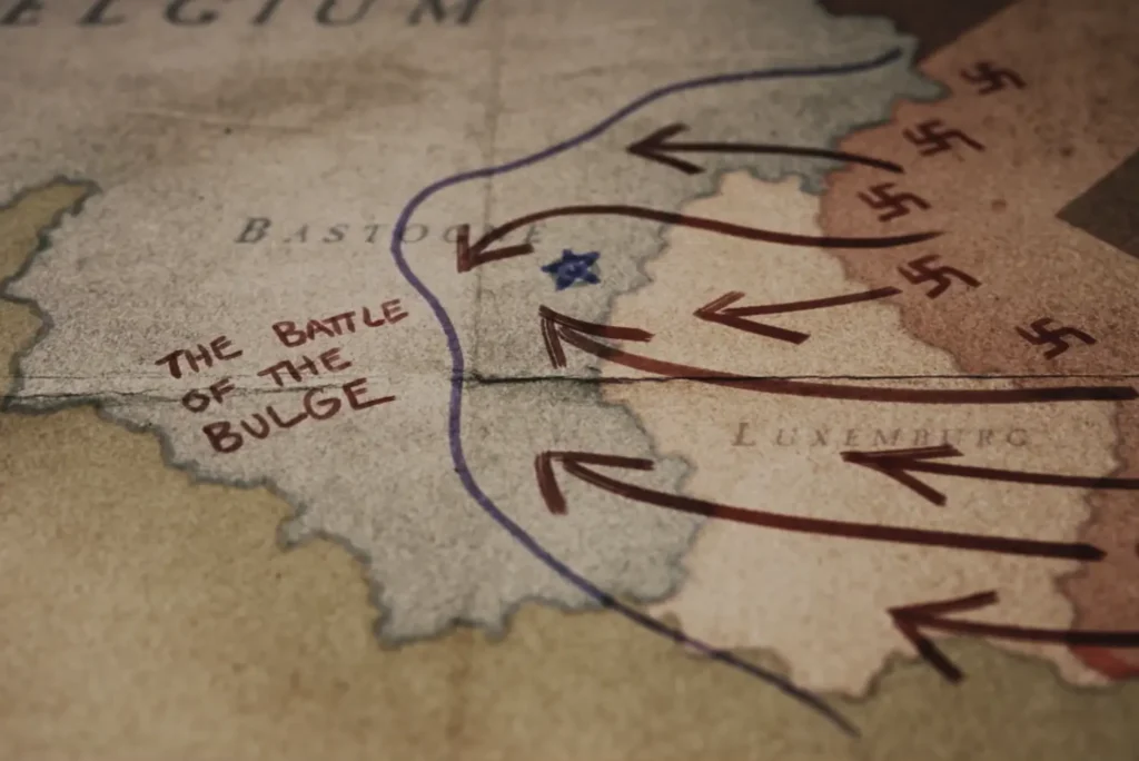 Battle of the Bulge map
